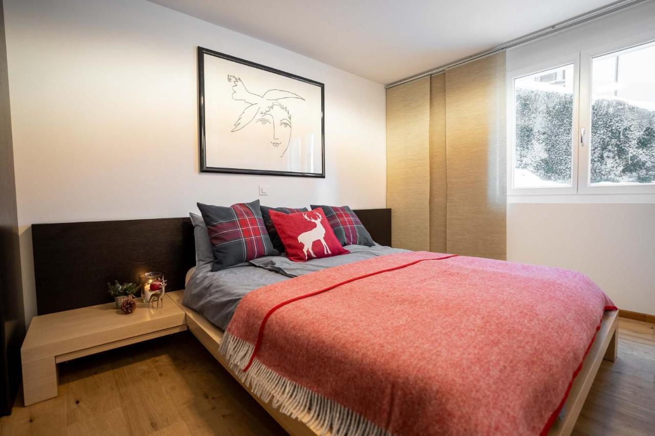 Modern Apartment With Matterhorn View Цермат Екстериор снимка